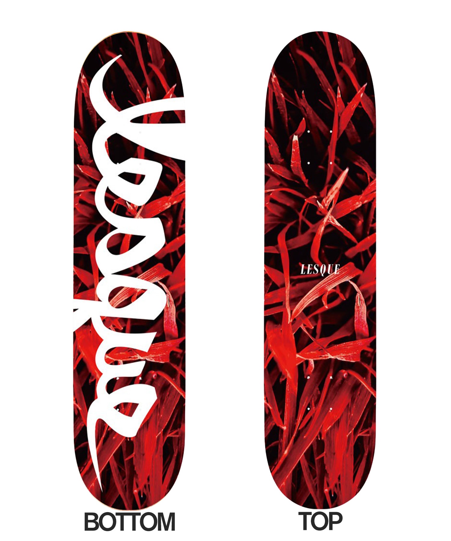 LESQUE レスケ スケートボード デッキ デッキテープ無料 7.25inch,8.0