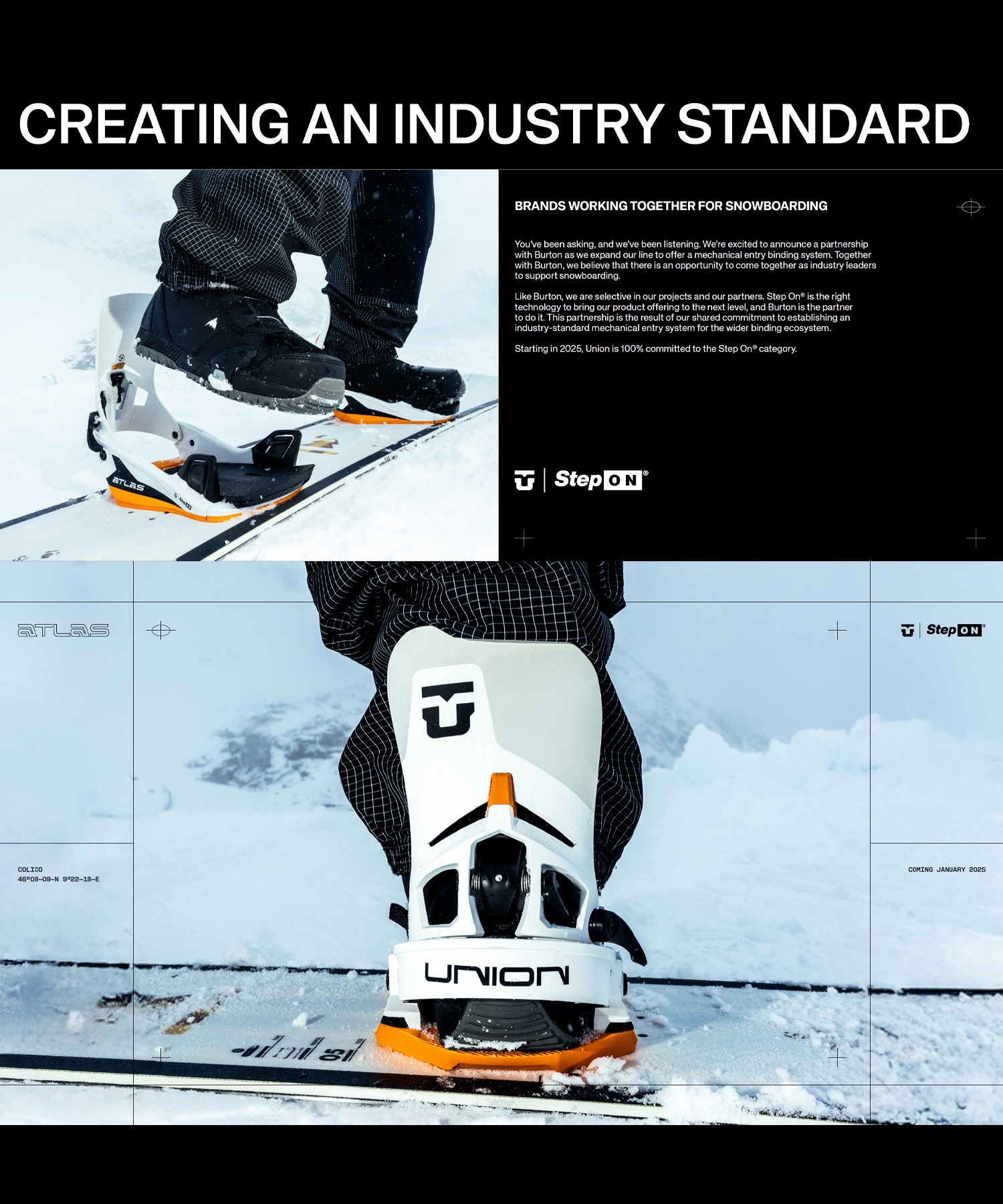 UNION ユニオン ATLAS STEP ON ステップオン スノーボード