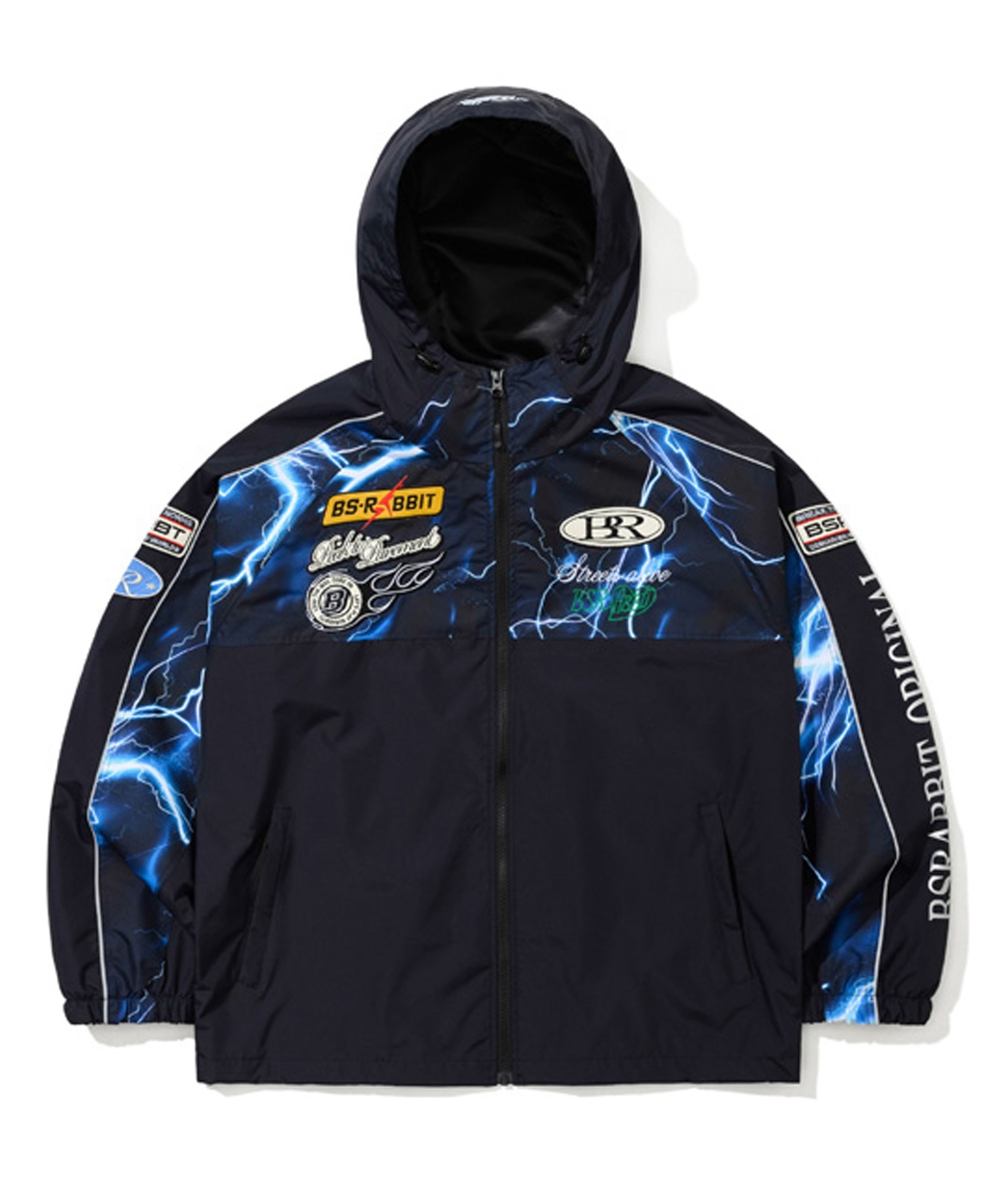 BSRABBIT ビーエスラビット PATCHED UTILITY HOODED JK スノーボード