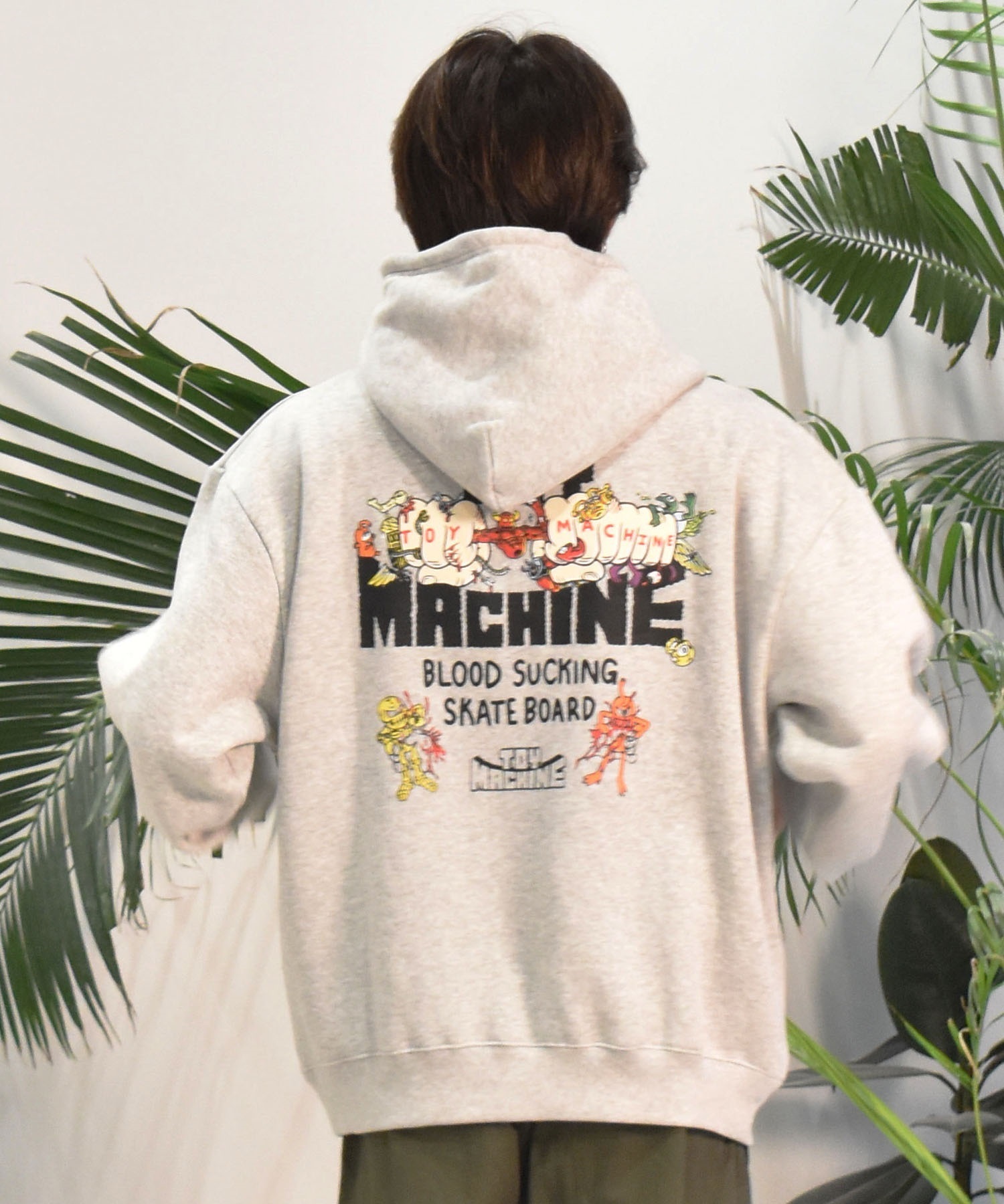 TOY MACHINE トイマシーン メンズ パーカー LIVING TOY FIST SWEAT