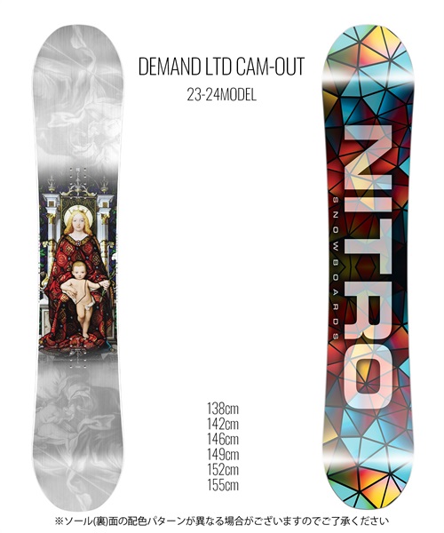 NITRO】20-21 DEMAND LTD CAM-OUT 152cm 20/21 NITRO「DEMAND LTD」