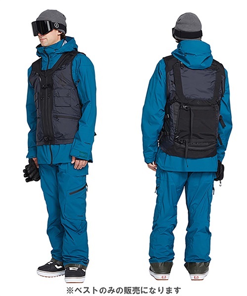VOLCOM ボルコム IGUCHI-SLACK-VEST スノーボード ウェア ベスト ユニ