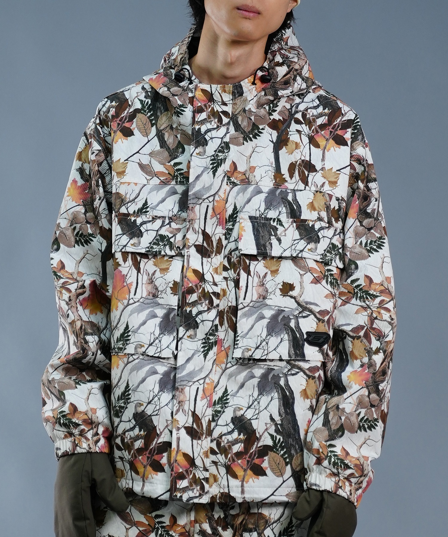 BSRABBIT ビーエスラビット BIG POCKET HOODED JACKET スノーボード