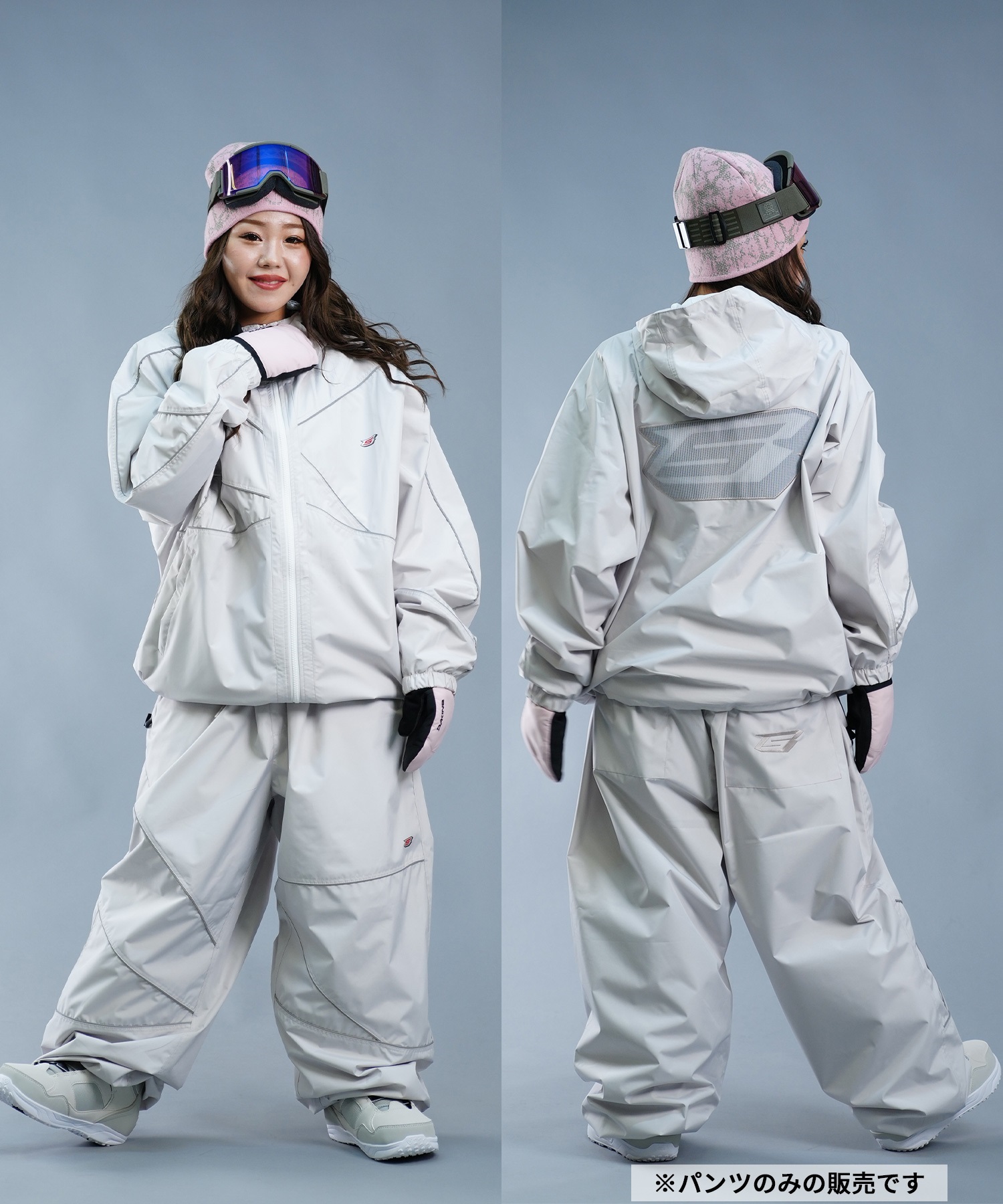 BSRABBIT ビーエスラビット SPIDERWEB SUPER WIDE JOGGER PANTS