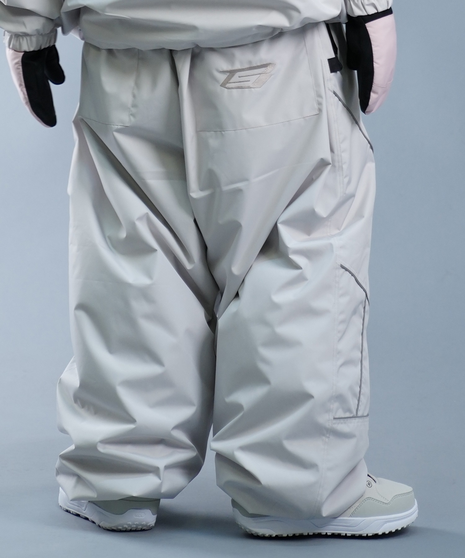 BSRABBIT ビーエスラビット SPIDERWEB SUPER WIDE JOGGER PANTS