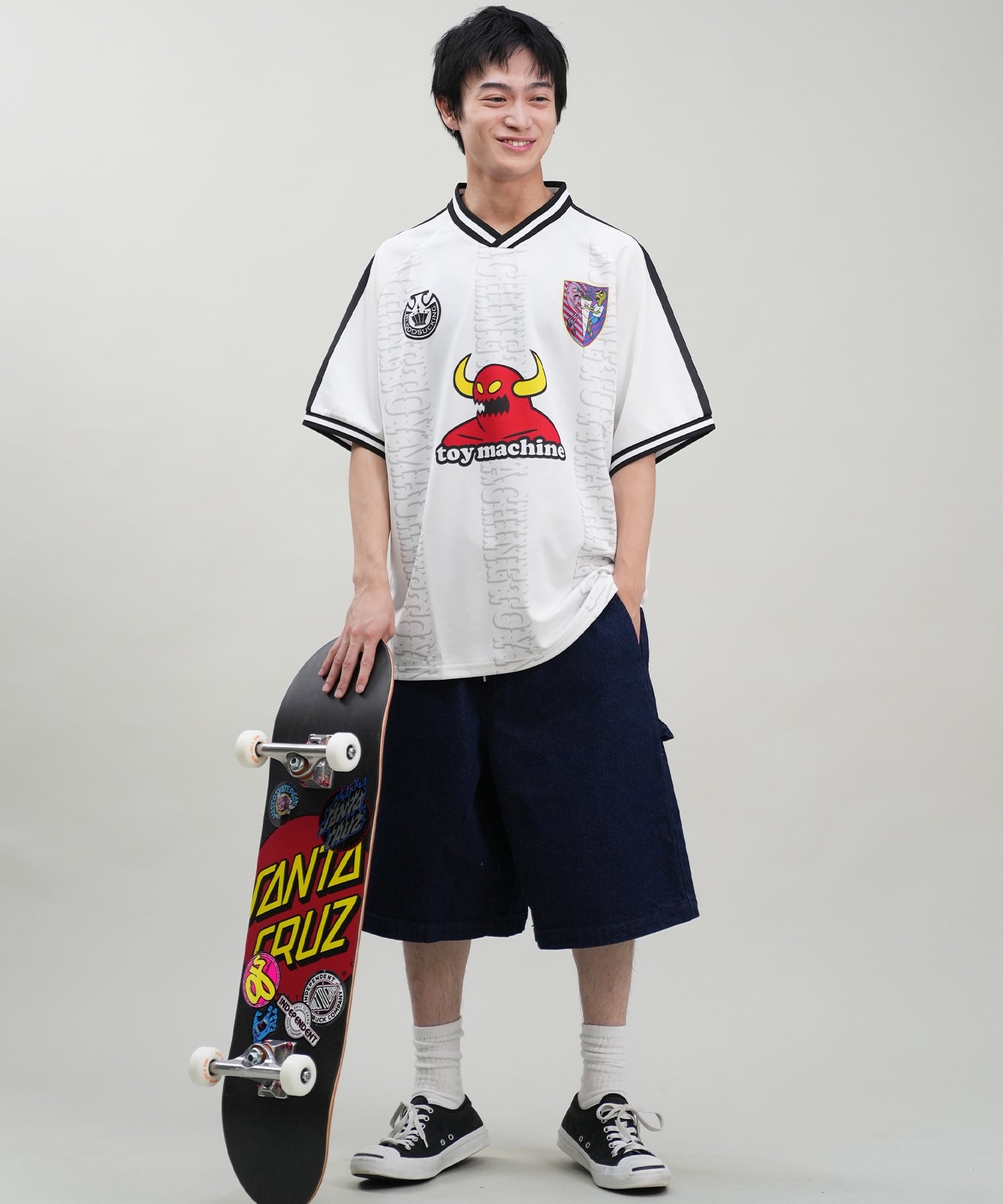 TOY MACHINE トイマシーン メンズ ゲームシャツ Tシャツ 半袖 フロント