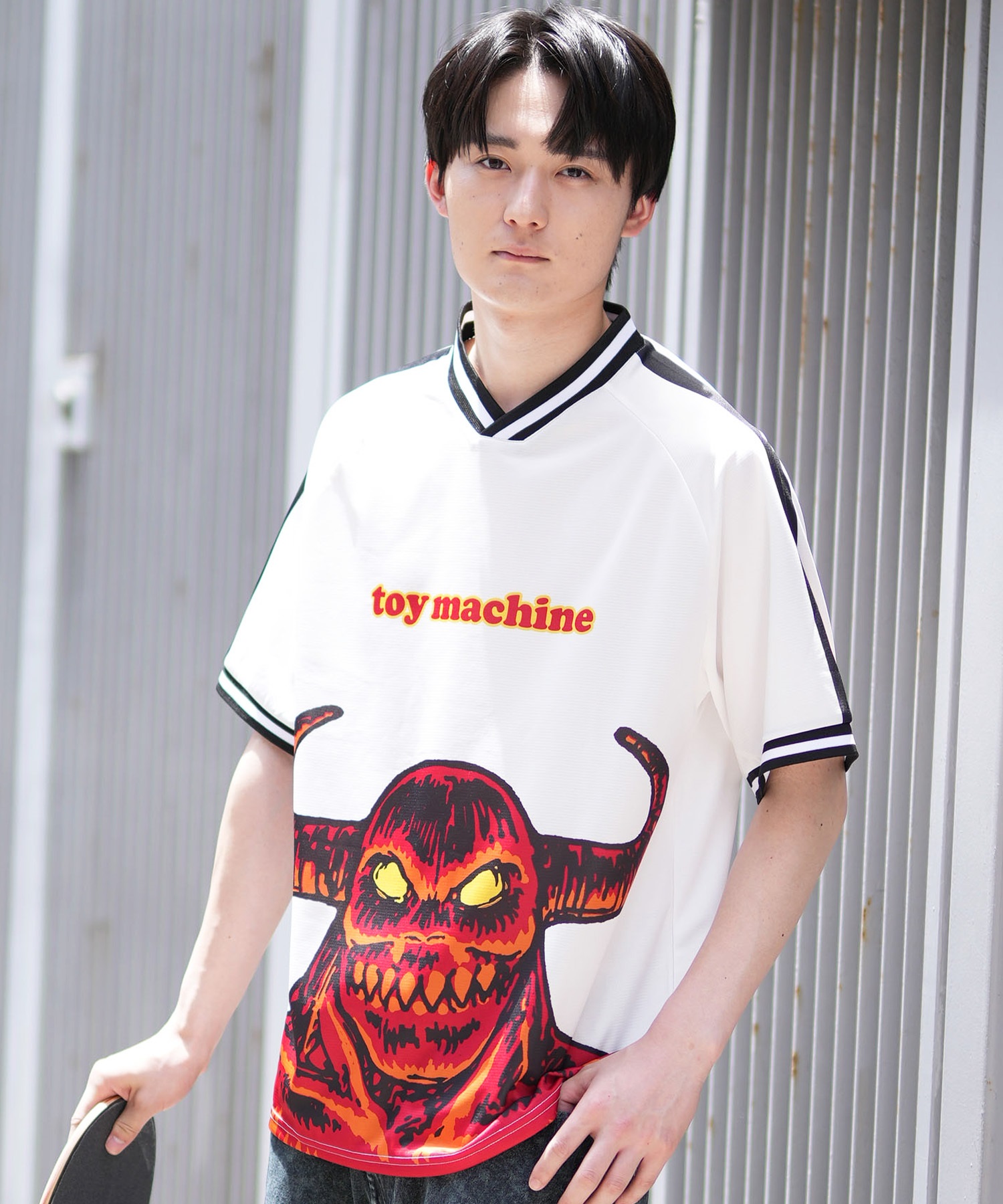 TOY MACHINE トイマシーン メンズ ゲームシャツ Tシャツ 半袖 フロント