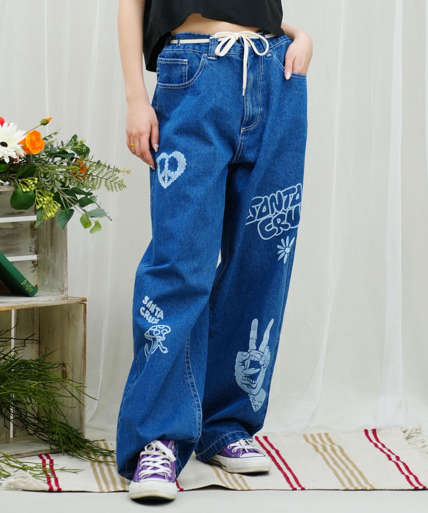 ムラサキスポーツ限定】 SANTACRUZ サンタクルーズ ワイドシルエット