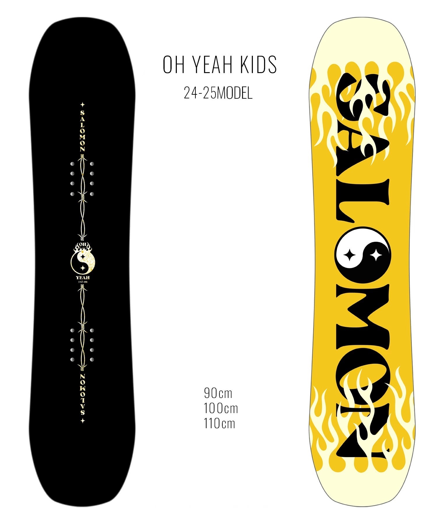 SALOMON サロモン OH YEAH K キッズ スノーボード 板 ムラサキスポーツ