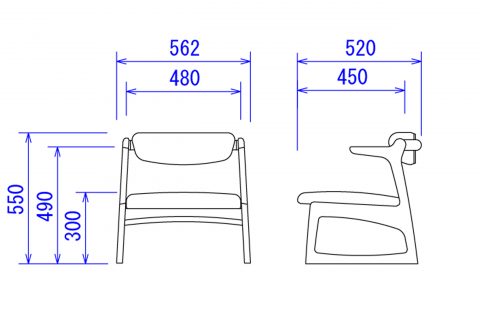 起立木工 キャスパーチェア2 CAチェア2を販売する京都の村田家具