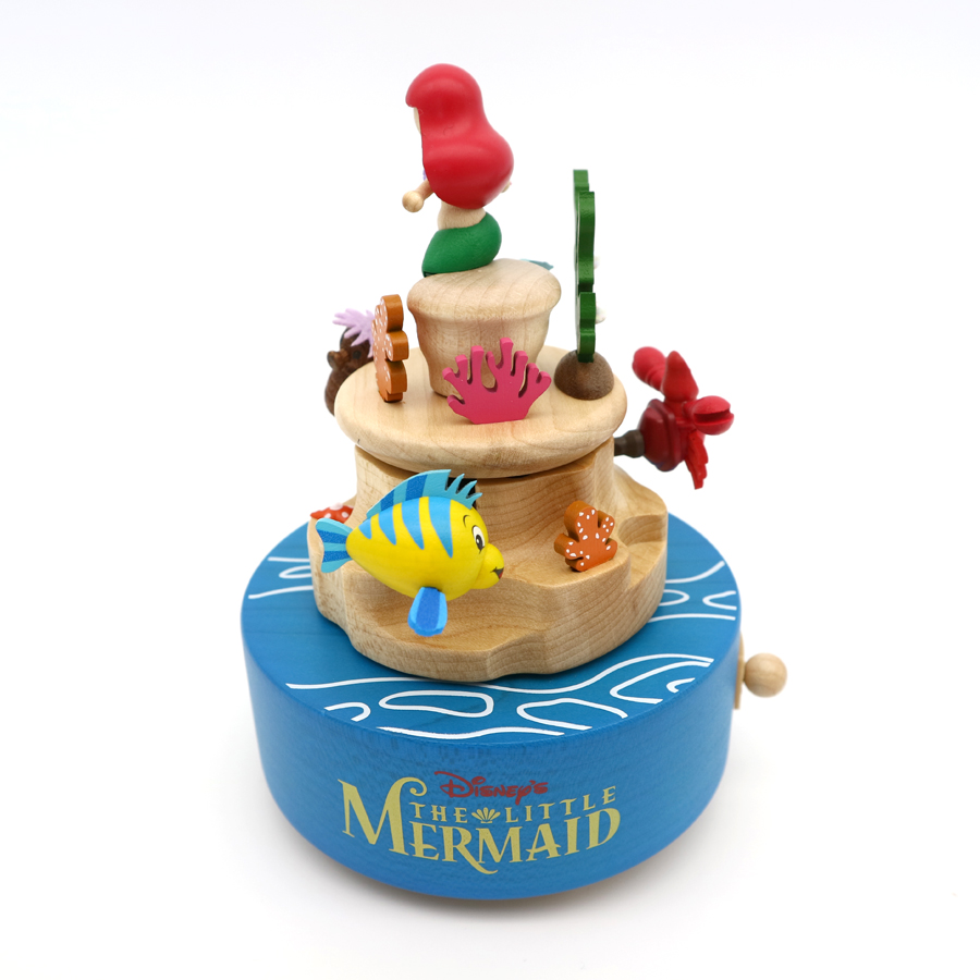ディズニー 木製 オルゴール【リトルマーメイド】既製品 ｜株式会社