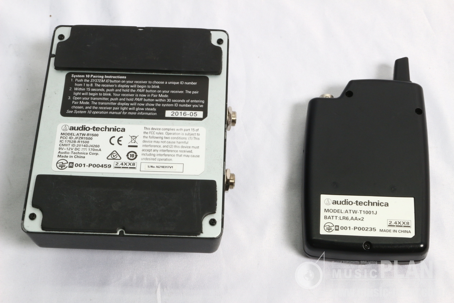 audio-technica ギターワイヤレスシステムATW-R1500 & ATW-T1001J