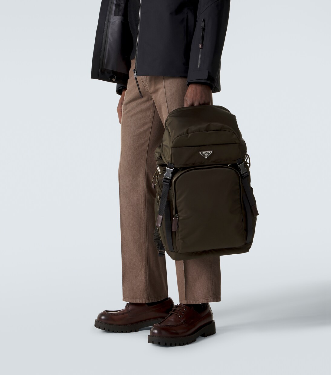 Prada Speedrock Re-Nylon backpack in green - Prada | Mytheresa