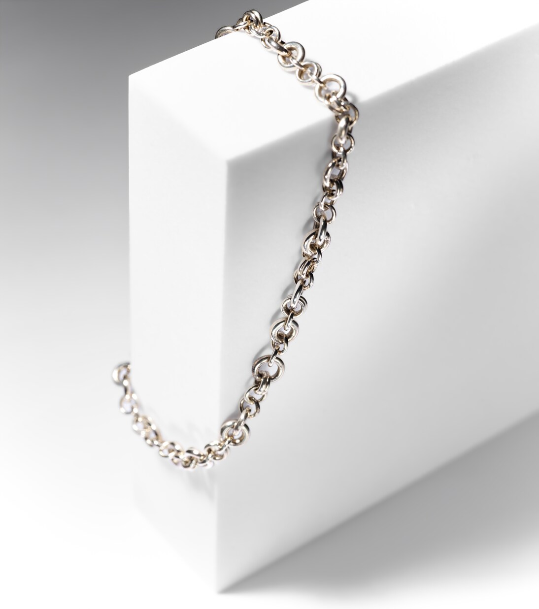 Helio chainlink sterling silver bracelet in silver - Spinelli