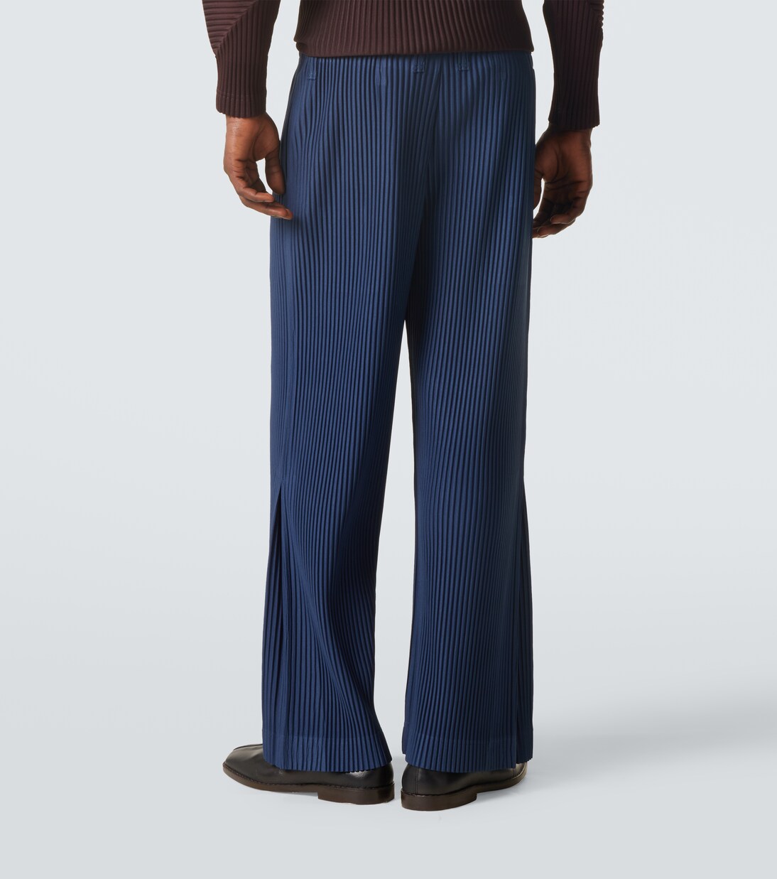 Tailored Pleats 1 straight pants in blue - Homme Plisse Issey