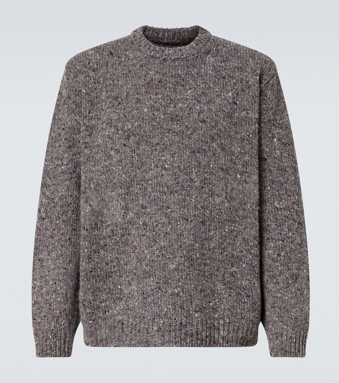 Four Stitches virgin wool sweater in grey - Maison Margiela