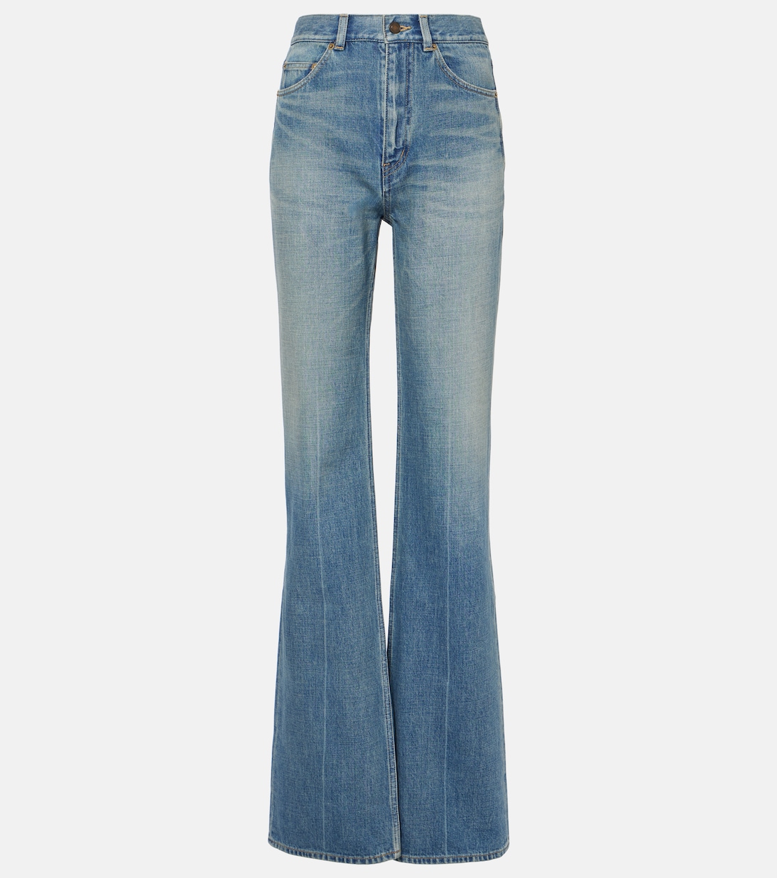 70'S flared jeans in blue - Saint Laurent | Mytheresa