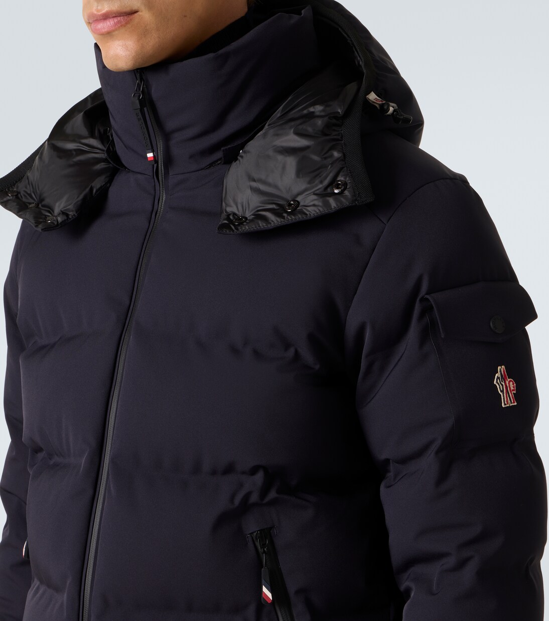 Montgetech down ski jacket in blue - Moncler Grenoble | Mytheresa