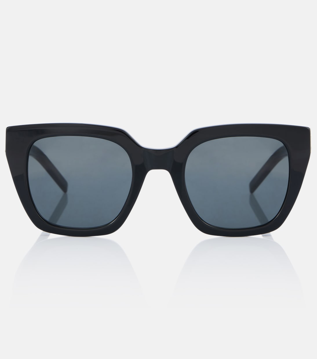Monogram oversized sunglasses in black - Saint Laurent | Mytheresa
