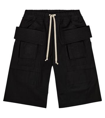 Pods cotton-blend cargo shorts in black - Rick Owens Kids | Mytheresa