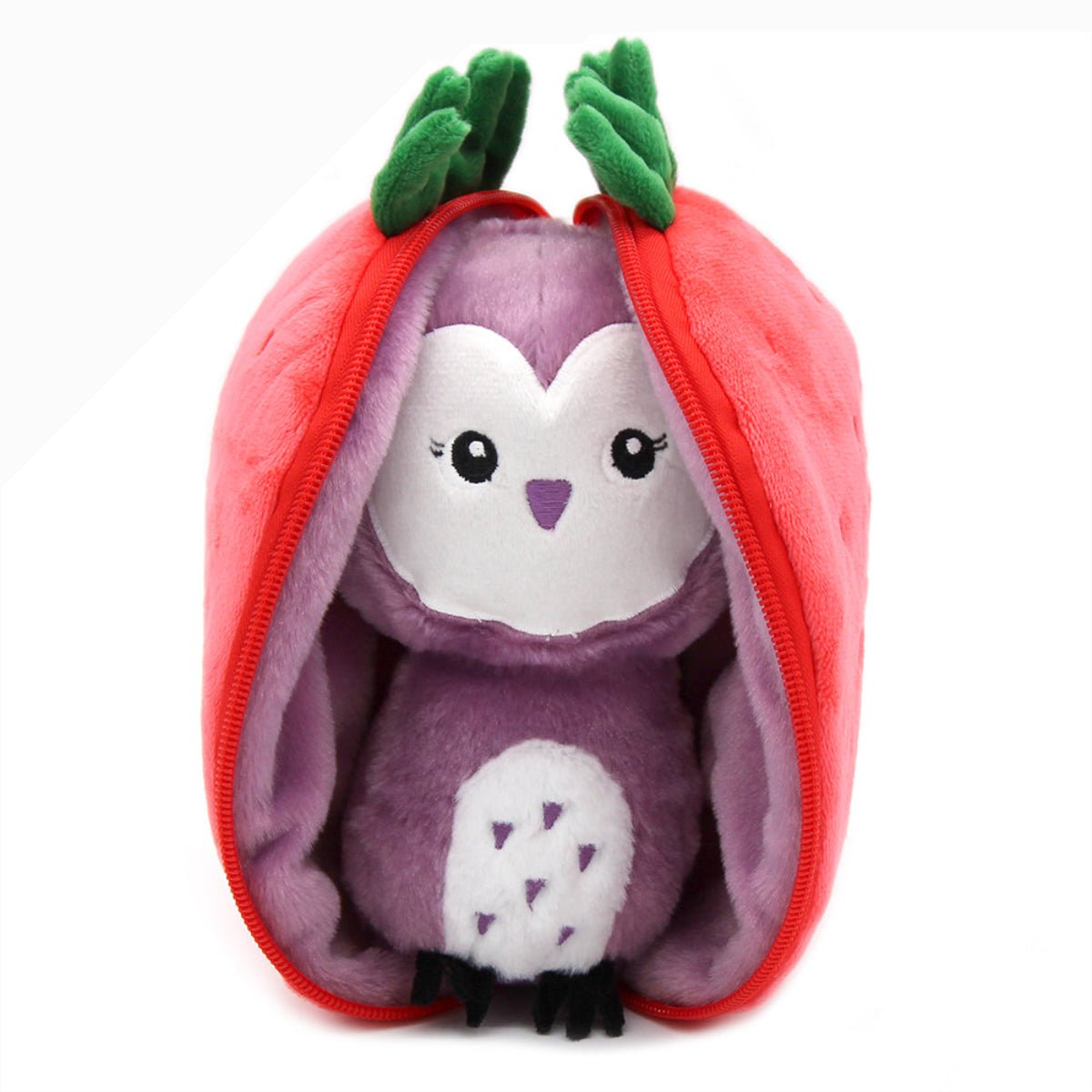 Flipetz Violet the Owl/Strawberry Plush Doll – My Sweet Muffin