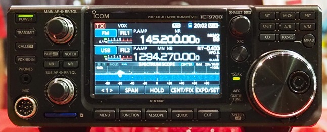 Icom IC-9700 VHF/UHF/1.2GHz Prototype Transceiver