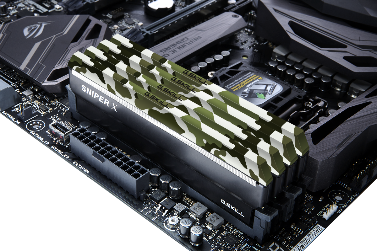 G.Skill's new Sniper X DDR4 memory comes with a touch of