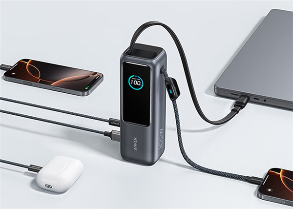 New Anker Power Bank 25K 165W with retractable cable launches
