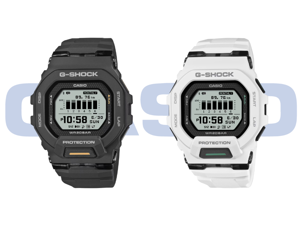 New Casio GBD-200 watches with positive MIP LCDs now official