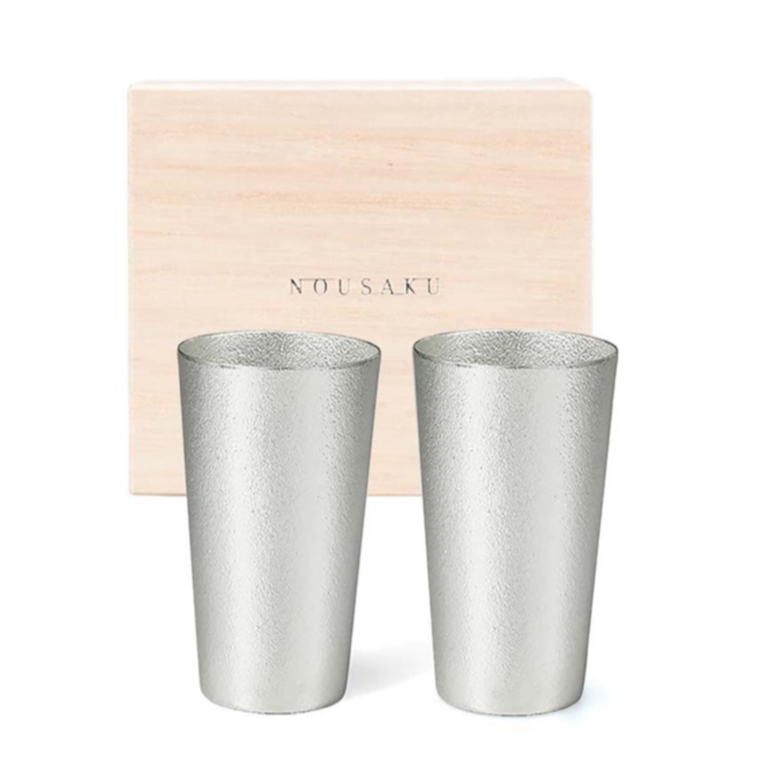 經典純錫杯對杯桐木禮盒- 能作台灣｜NOUSAKU Taiwan