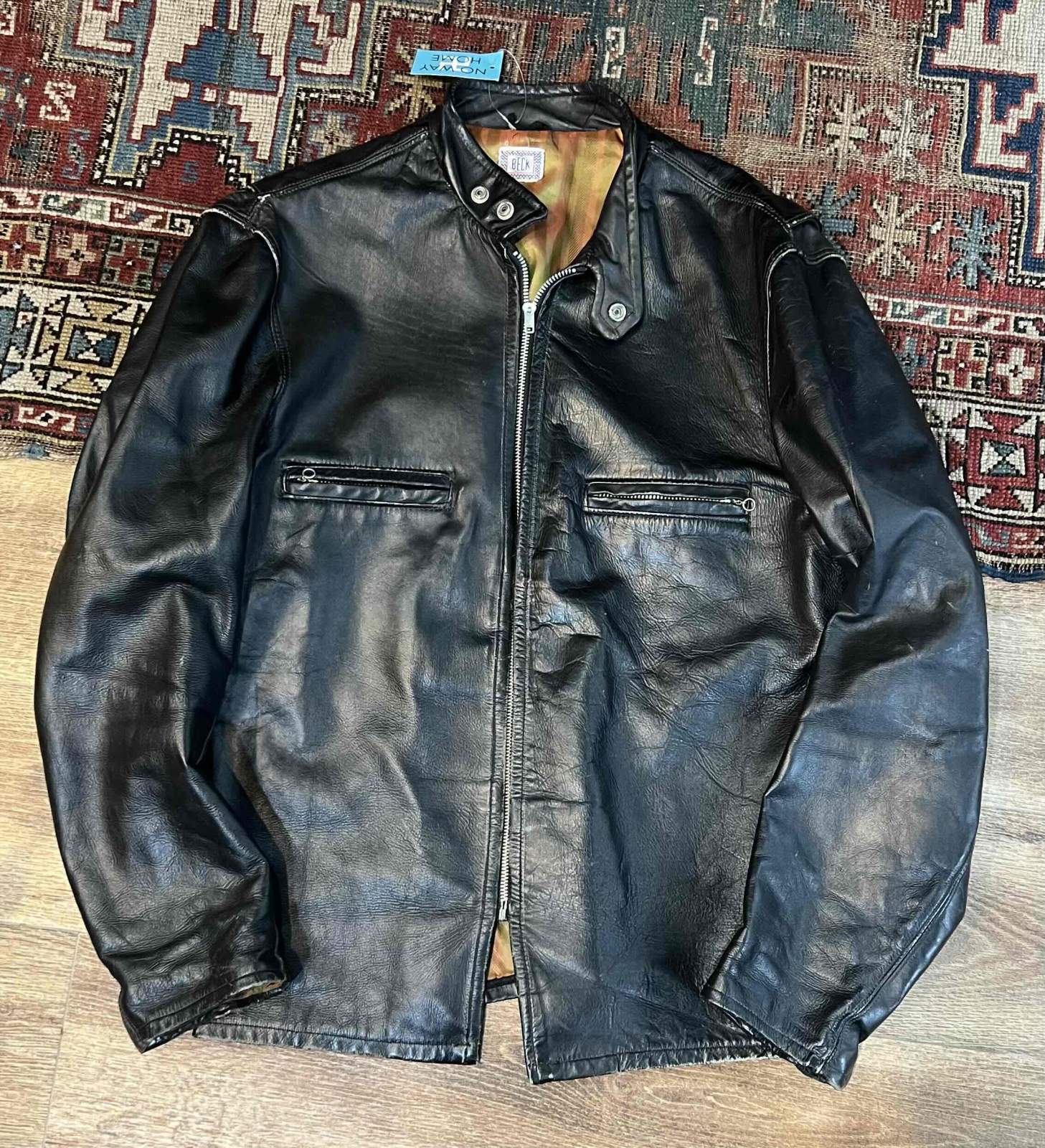 60's【ビンテージ】【BECK】【ベック】【黒】【シングルライダース