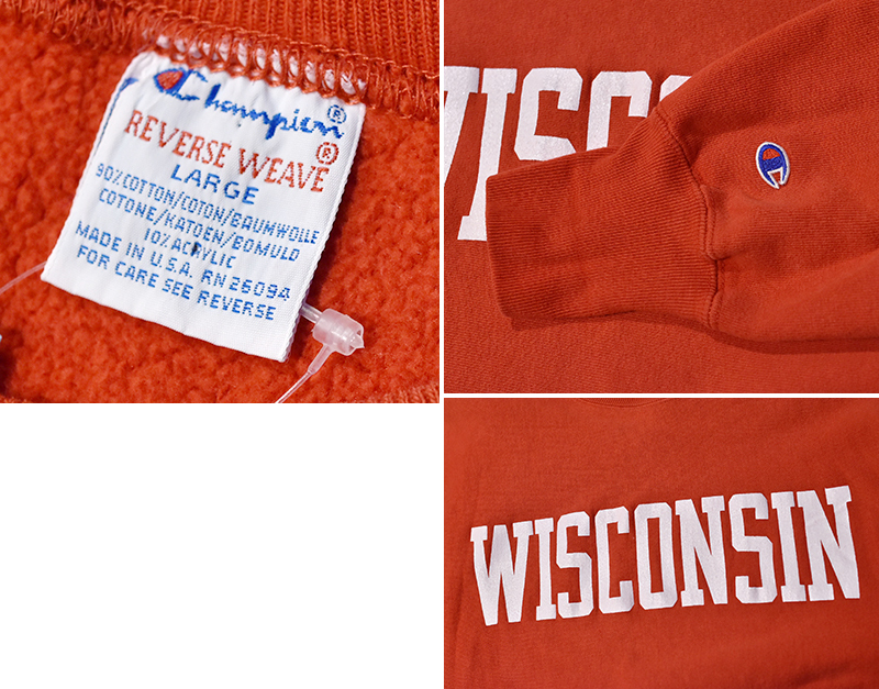 90's USA製 ビンテージ【Champion】チャンピオン【リバースウィーブ