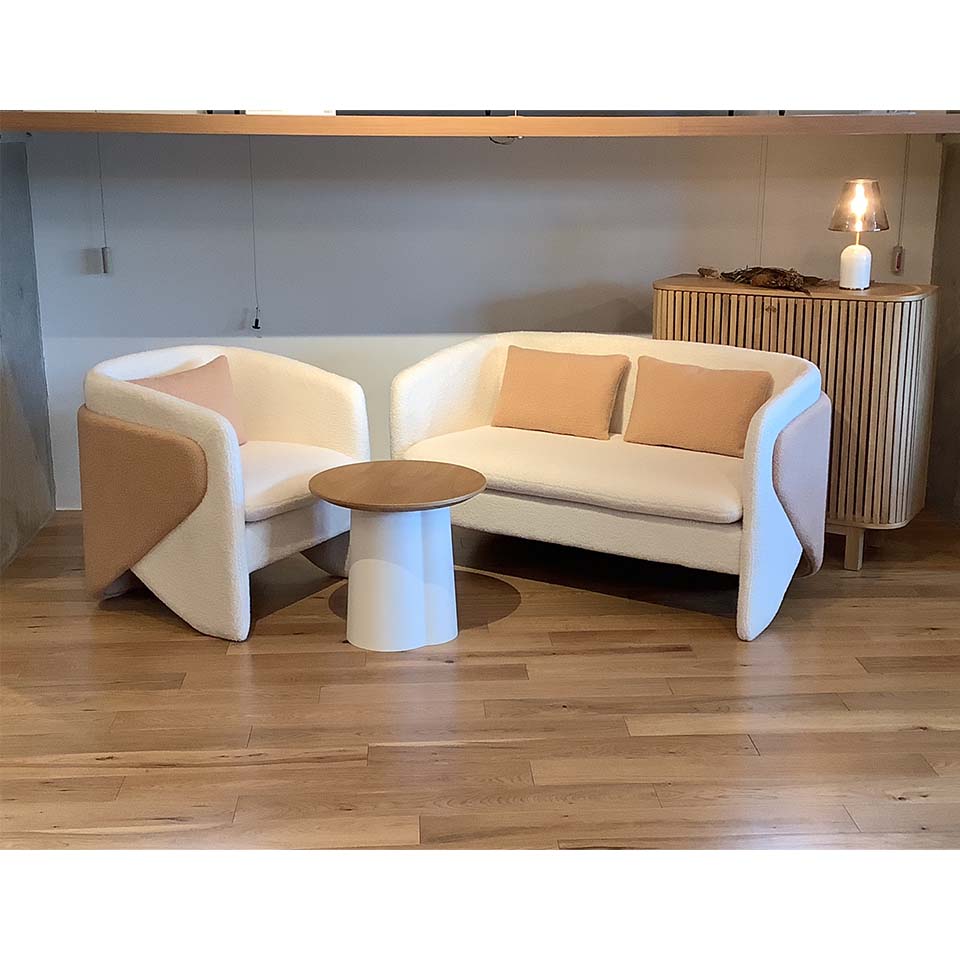 ソファ90-344-2 2人掛け【送料・開梱設置無料】ホワイト | NOCE