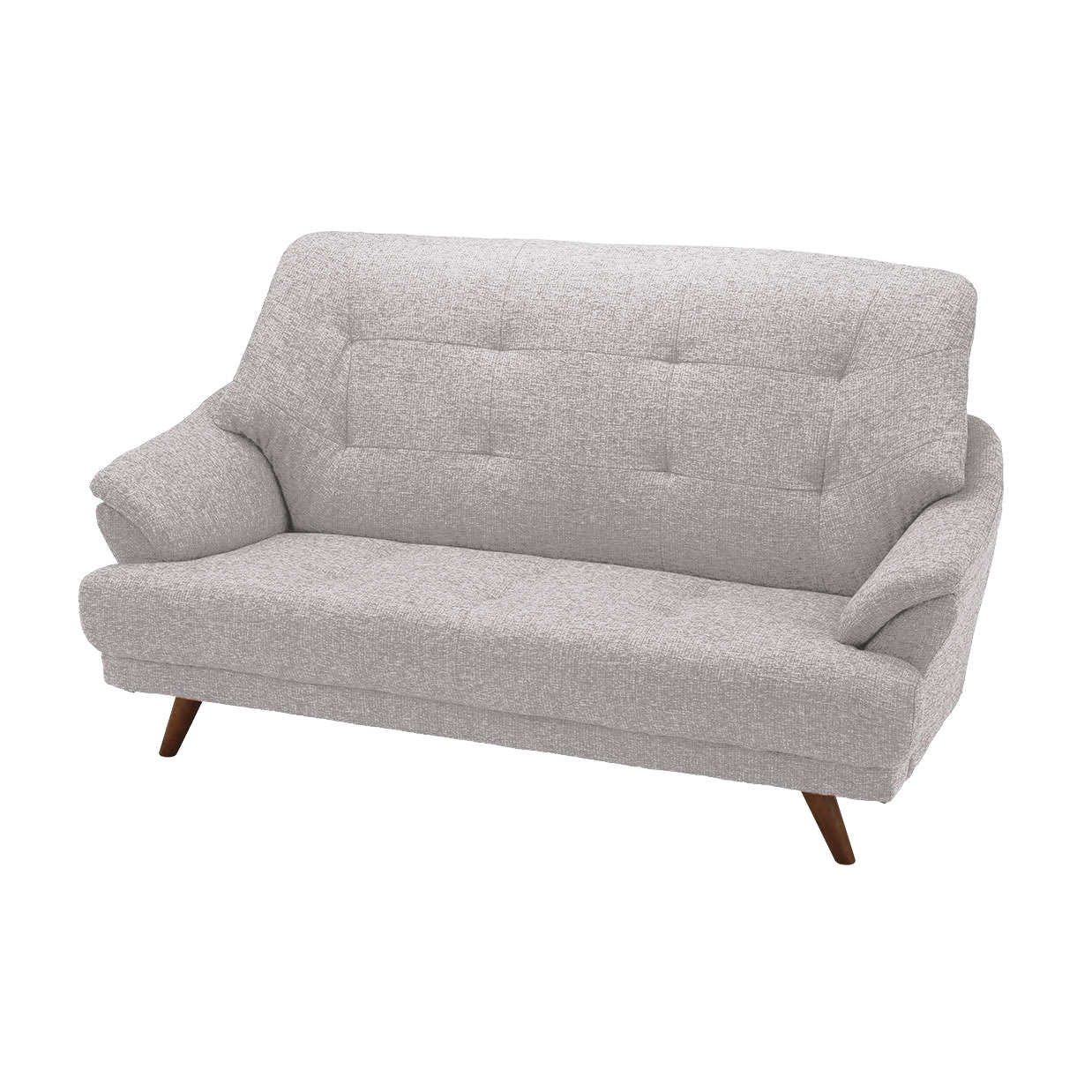 ソファHY2766 2人掛け【送料・開梱設置無料】 ライトグレー 通販