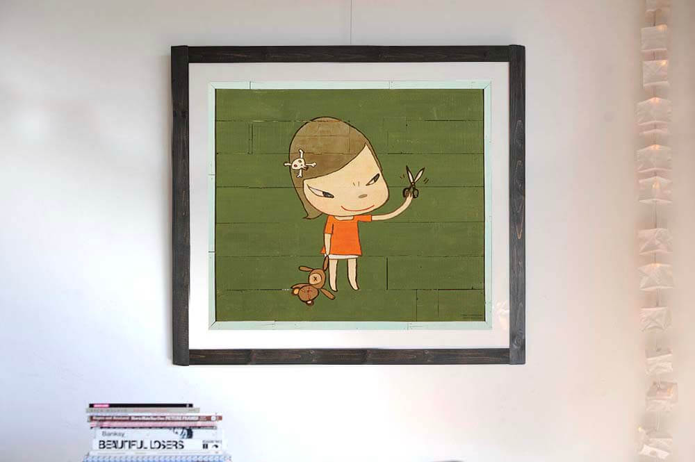 ダラス美術館製作、奈良美智の1000枚限定オフセットリトグラフポスター