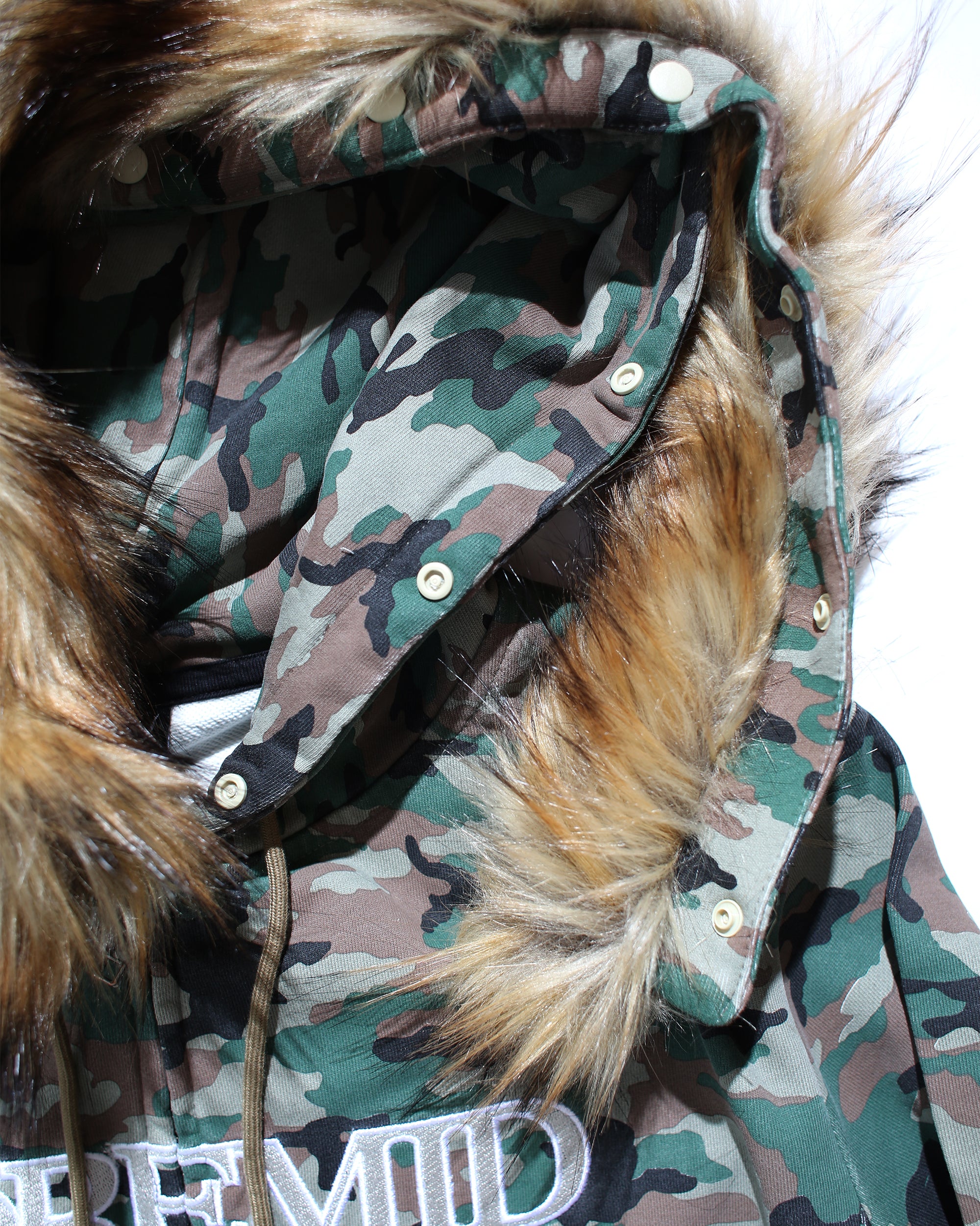 FUR ZIP HOODIE - CAMO – NOREMID
