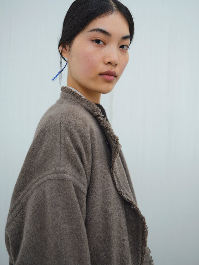 Dense Boiled Shepherd's Jacket. Yak Wool outerwear from Norlha