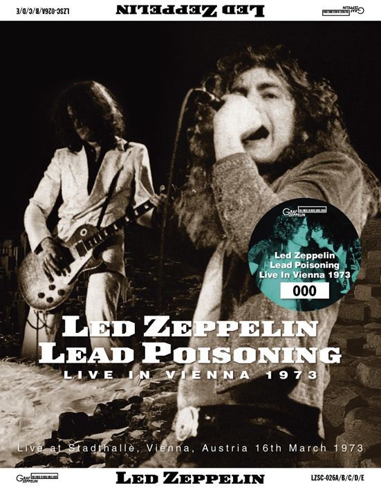 LED ZEPPELIN - LEAD POISONING: LIVE IN VIENNA 1973 (3CD+Limited