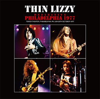THIN LIZZY - DEFINITIVE PHILADELPHIA 1977(2CD) - navy-blue