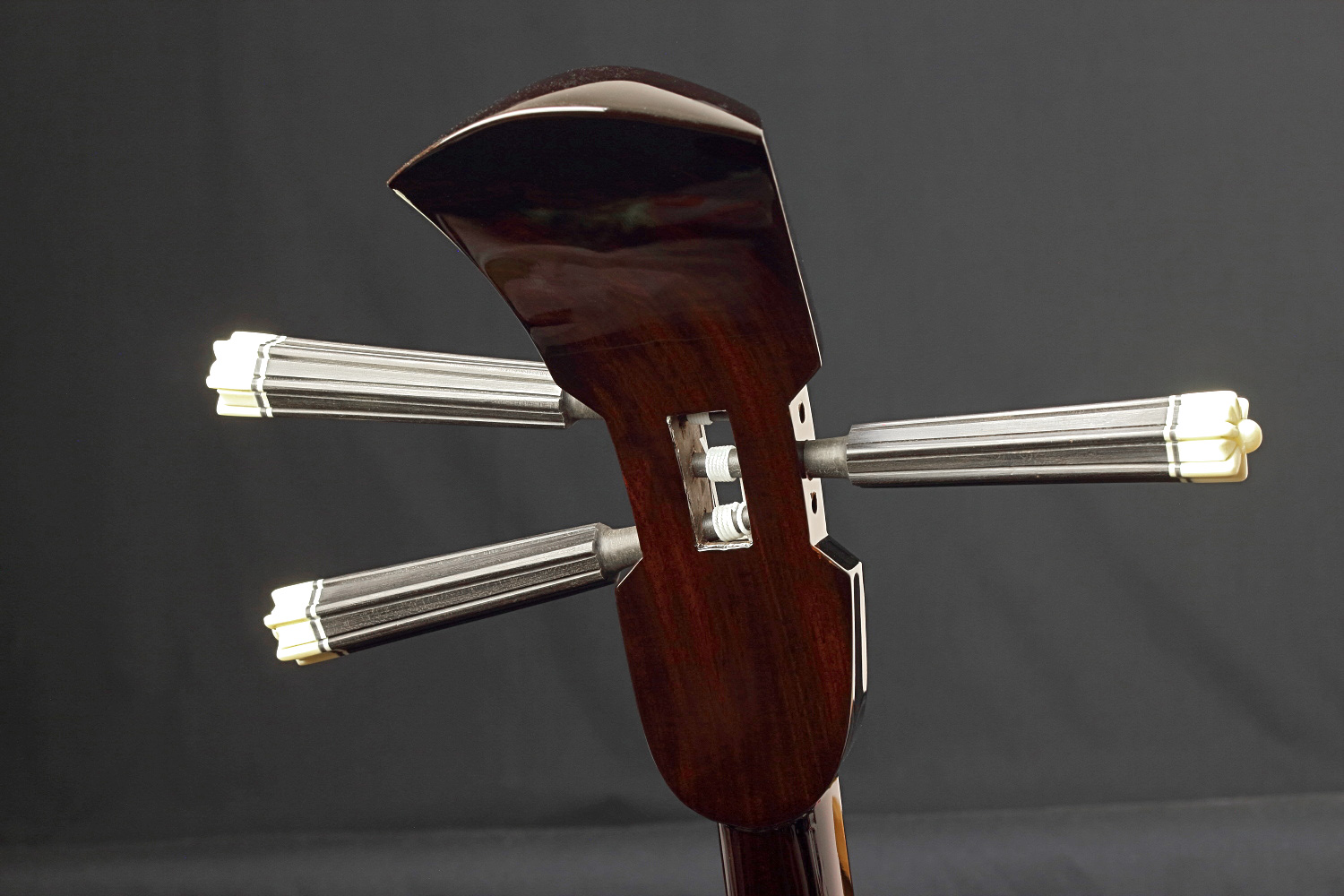 逸品三線】縞黒檀「真壁型」強化張り三線｜三線専門店ナビィ三線