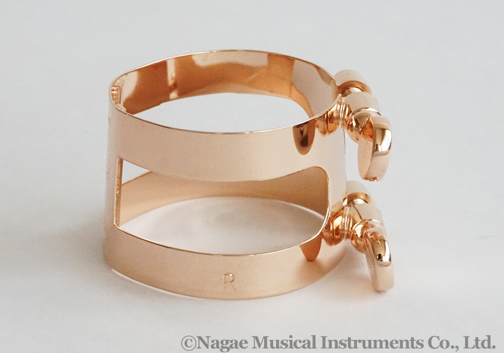 BUZZ バスクラリネットリガチャー ピンクゴールド PGP R｜ 管楽器専門