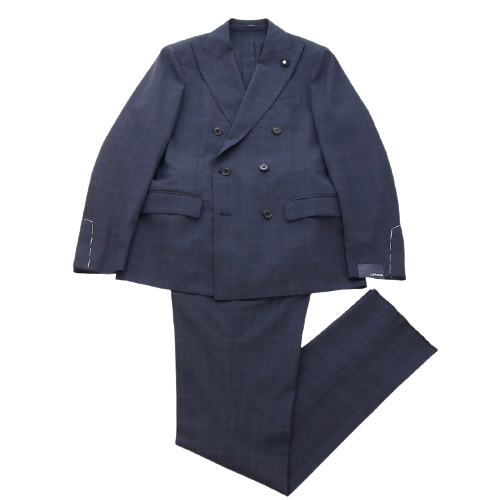 LARDINI【ラルディーニ】[春夏] シャドーチェック ダブルブレスト