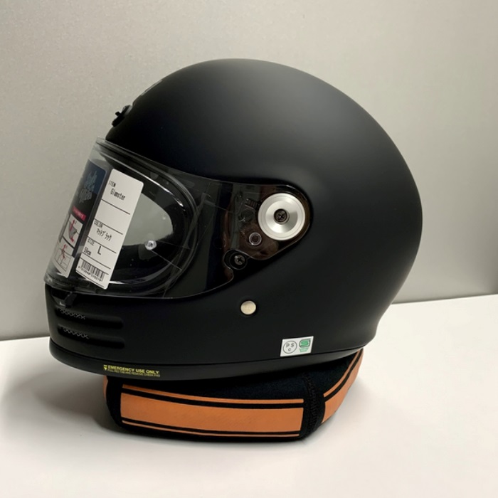 Glamster (グラムスター) マットブラック フルフェイスヘルメット