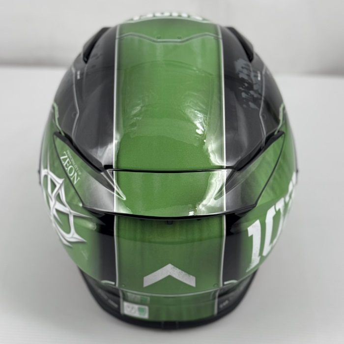 Z-8 MS-06C-6 ザクⅡ TC-4 GREEN/BLACK フルフェイスヘルメット｜フル