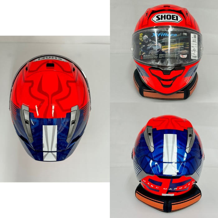 在庫限り】 X-Fifteen MARQUEZ 8 TC-1 RED/BLUE フルフェイス