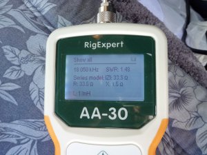 リグエキスパートのアンテナアナライザ AA-30