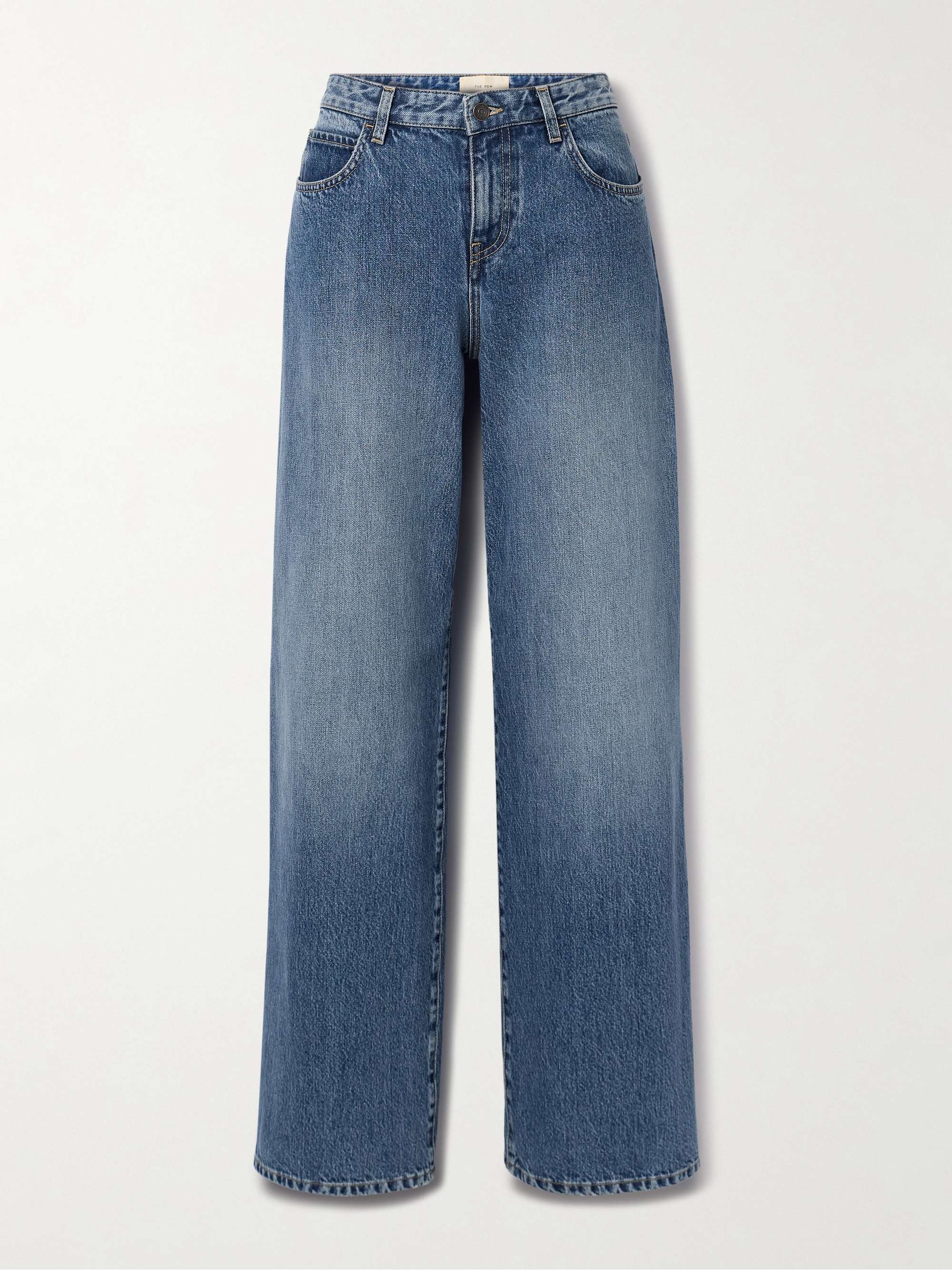 THE ROW Eglitta mid-rise straight-leg jeans | NET-A-PORTER