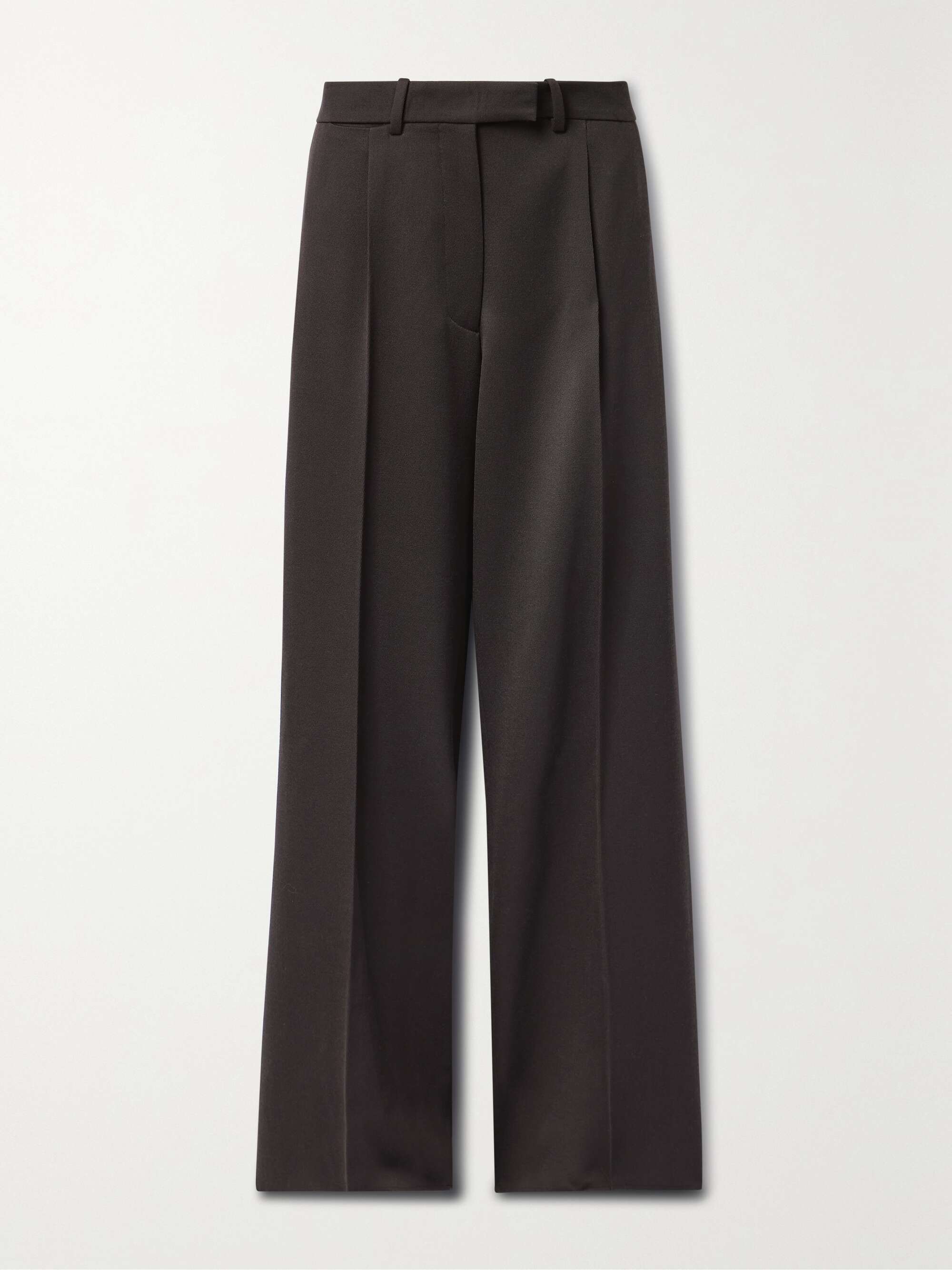THE ROW Roan straight-leg wool-twill pants | NET-A-PORTER