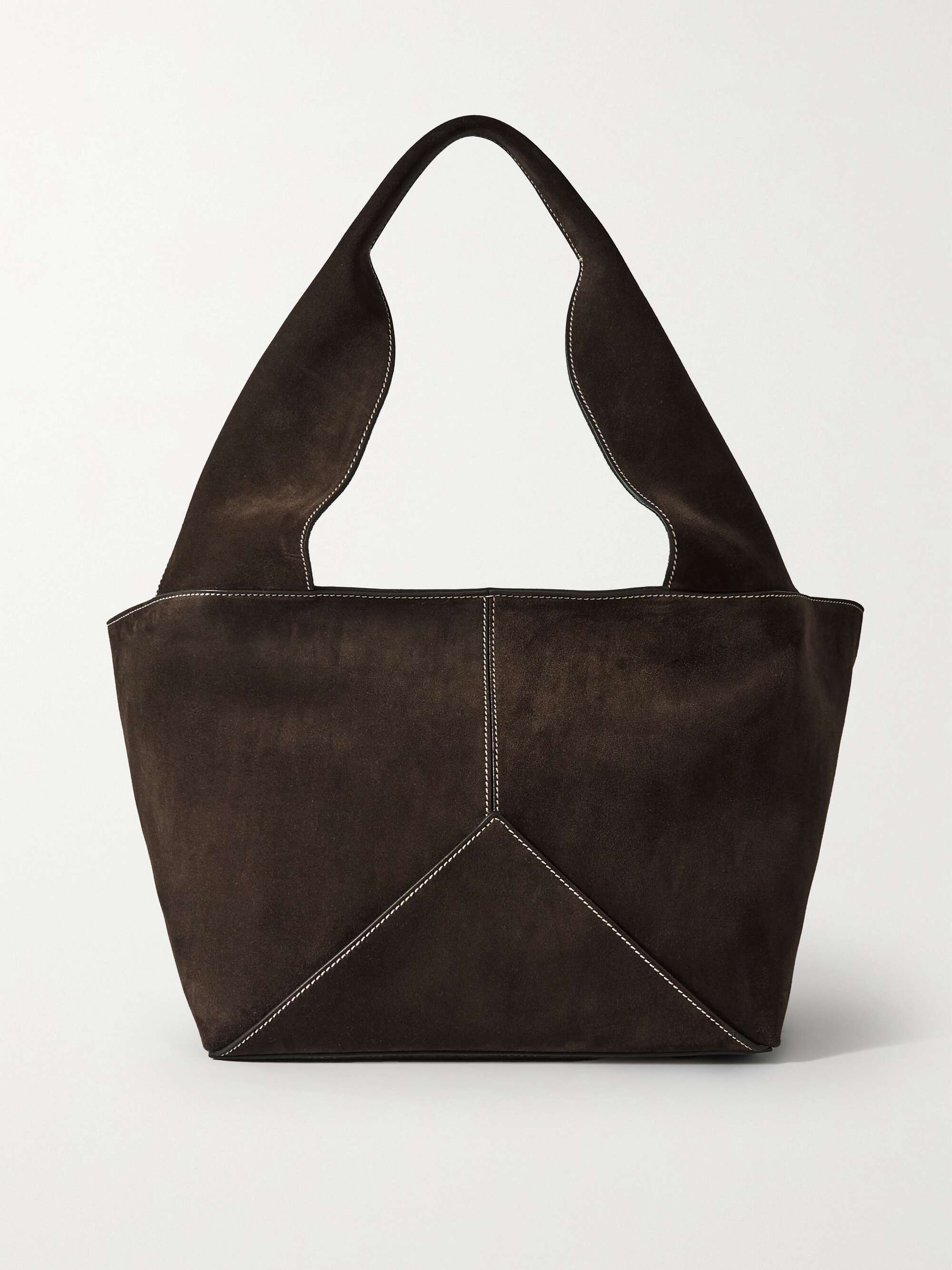 MÉTIER Market Weekend medium suede tote | NET-A-PORTER