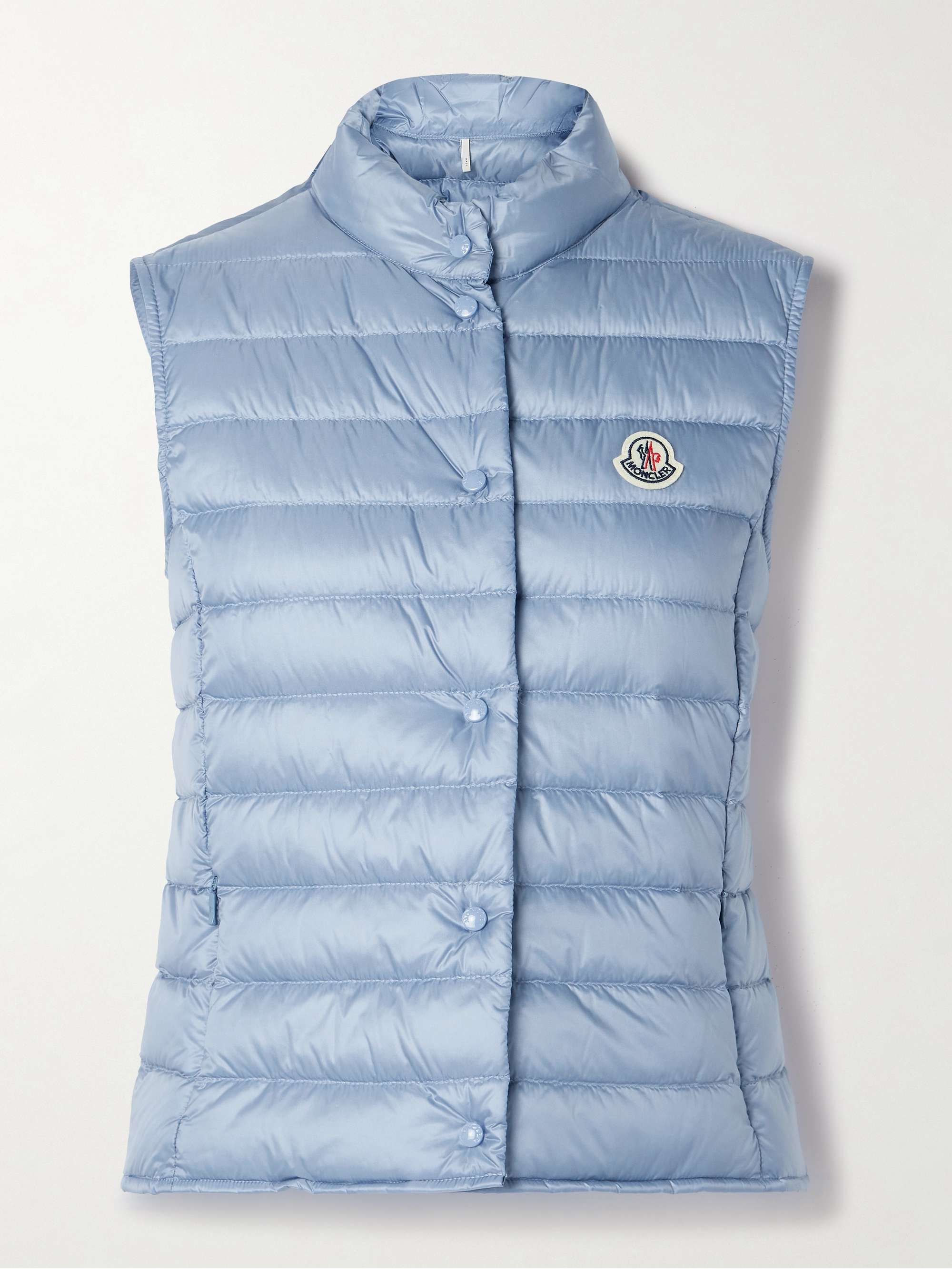 MONCLER Liane quilted shell down vest | NET-A-PORTER